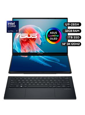 Imagen 2 del producto Notebook Zenbook Duo Intel Core Ultra 9 32GB RAM 1TB SSD 14'' 3K 120HZ Pantalla Touch