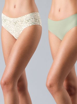 Pack 2 Pantaleta Micro Print Bonded 25557