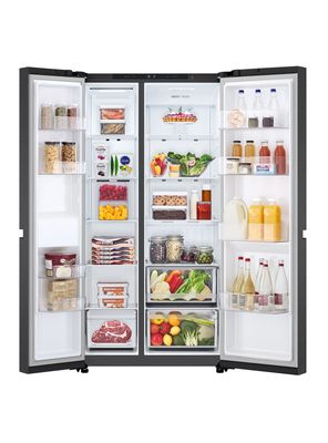 Imagen 2 del producto Refrigerador Side by Side No Frost 664 Litros GS66BPM Matte Black
