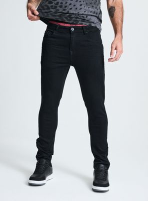 Jeans Oscuro con Detalle en Bolsillo Relojero