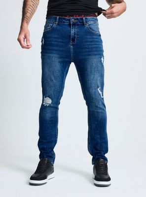 Imagen 1 del producto Jeans Crackelado con Roturas