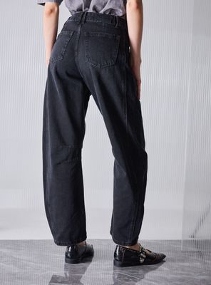 Imagen 2 del producto Jeans Ballon Lavado Tiro Alto