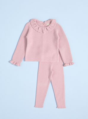 Conjunto de Polera y Pantalón Tejido