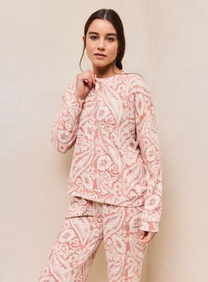 Pijama Tejido Tipo Buzo Print