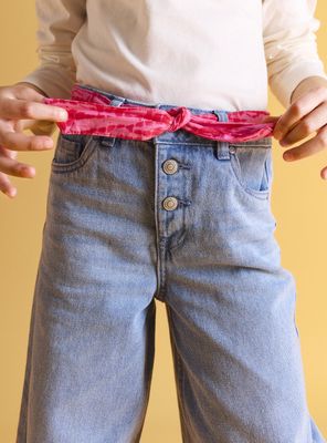 Imagen 2 del producto Jeans Denim Cinturón Niña