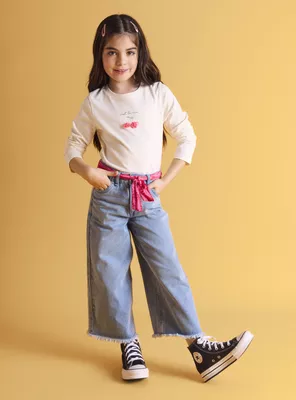 Imagen 1 del producto Jeans Denim Cinturón Niña