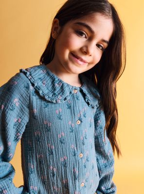 Imagen 2 del producto Blusa Bambula Vuelos Estampado