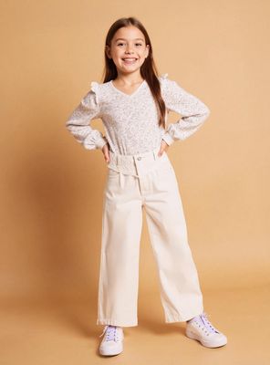 Imagen 1 del producto Jeans Blanco Flecos