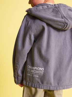 Imagen 2 del producto Chaqueta Twill Color Capucha