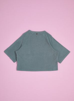 Imagen 2 del producto Polera Acid Wash con Aplicación Flor