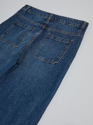 Imagen 2 del producto Jeans Cargo con Bolsillos y Detalle en Rodilla