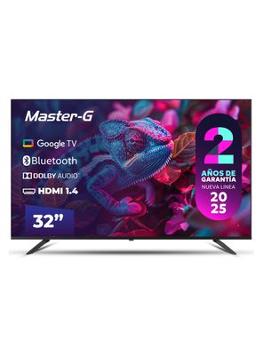 Master-G Led Smart Tv 32' Hd Mgg32Hfk Google Tv