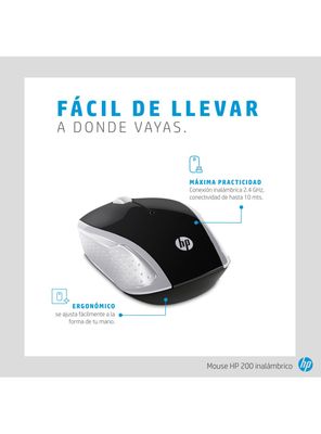 Imagen 2 del producto Mouse Inalámbrico HP200 Gris