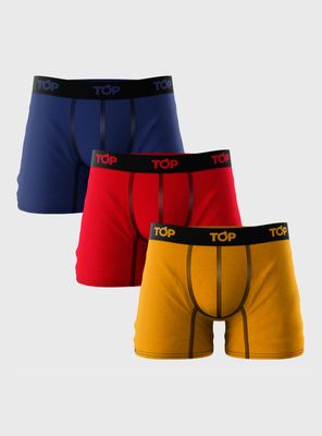 Pack Bóxer Microfibra 3 Piezas