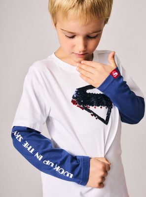 Imagen 2 del producto Polera Lentejuelas Superman