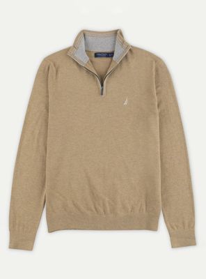 Imagen 1 del producto Sweater Logo Bordado Casual Cierre Medio