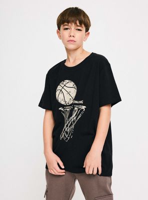 Polera Diseño Estampado Basketball