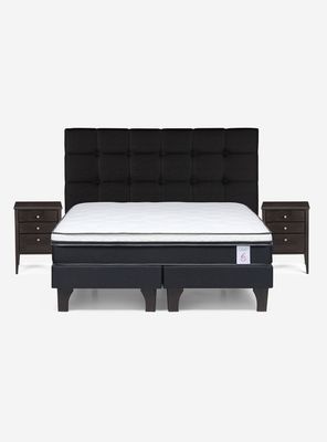 Imagen 2 del producto Cama Europea New Style 6 King + Set de Muebles Issey Grafito