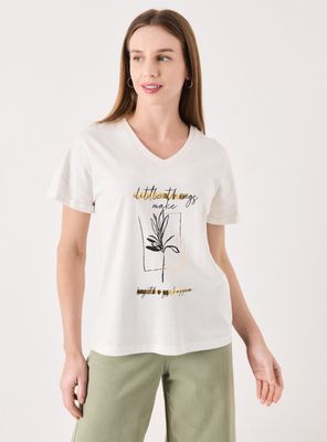 Polera Básica Estampada