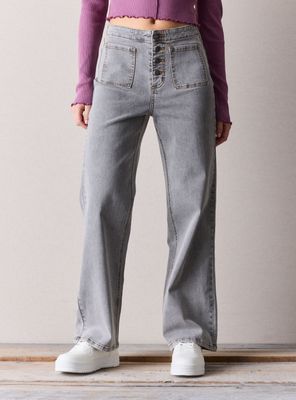 Imagen 1 del producto Jeans Ancho con Botones