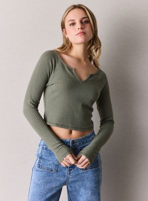 Polera con Cuello Redondo y Lavado