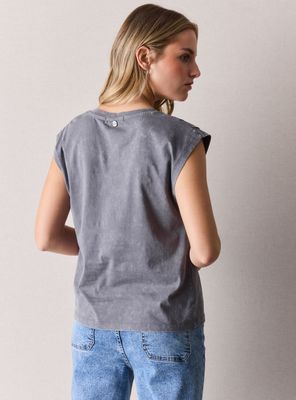 Imagen 2 del producto Polera con Lavado sin Mangas