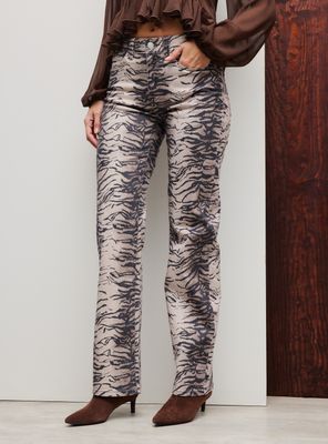 Imagen 1 del producto Jeans Boot Cut Print Tigre