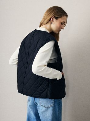 Imagen 2 del producto Chaqueta Abotonada Quilted sin Mangas