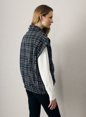 Imagen 2 del producto Chaqueta sin Mangas Estampado a Cuadros