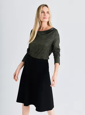 Polera Escote Drapeado