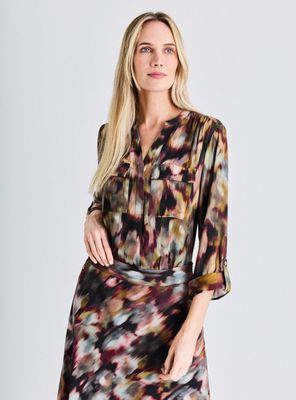 Blusa con Recogido en Costados