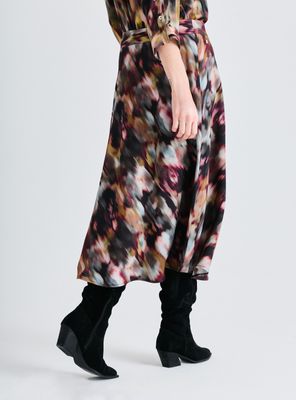 Imagen 2 del producto Falda Evasé Bajo la Rodilla