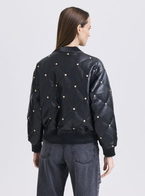 Imagen 2 del producto Chaqueta Bomber Quilt con Tachas