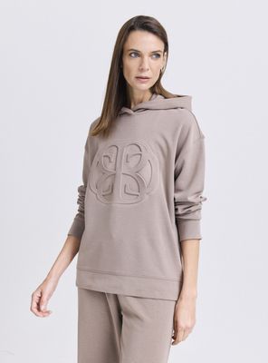 Polerón con Capucha Logo Básico Color