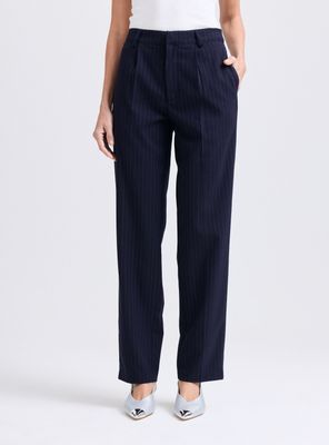 Pantalón Raya Diplomática Tiro Alto