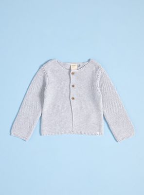 Sweater con Botones Delanteros