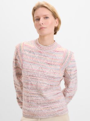 Sweater Manga Aglobada Multicolor