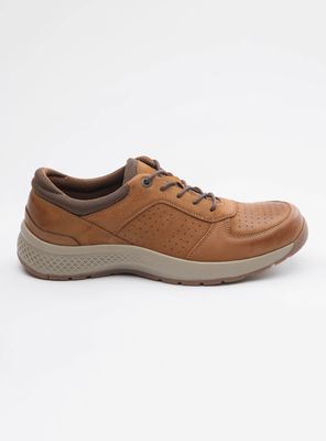 Zapato Casual Acordonado Cuero Hombre
