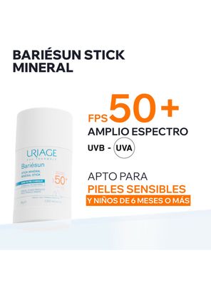 Imagen 2 del producto Protector Solar Stick Mineral SPF50+Bariésun 18g Uriage