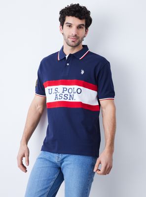 Polera Piqué Logo Front Bloq