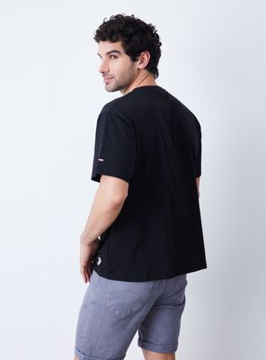 Imagen 2 del producto Polera Jersey Cuello Redondo Logo Bordado