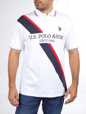 Polera Polo Jersey Linea Diagonal