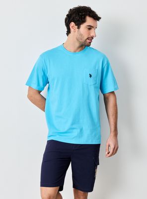 Polera Cuello Redondo Bolsillo