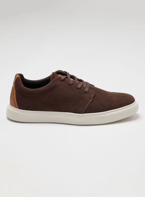 Zapato Casual de Cuero Urbano Acordonado Hombre