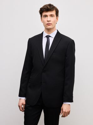 Traje Recto Negro Slim Fit