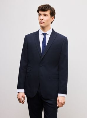 Traje Recto Azul Marino Slim Fit