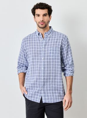 Camisa Lino Algodón Regular Fit