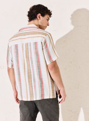 Imagen 2 del producto Camisa Tejida Rayada y manga corta