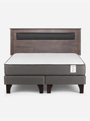 Imagen 2 del producto Cama Europea New Style 2 Plus 2 Plazas Base Dividida Respaldo Ferrara