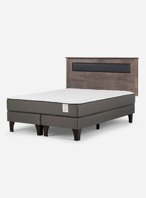 Cama Europea New Style 2 Plus King Respaldo Ferrara